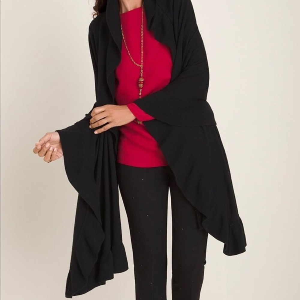 Chico’s Ruffle Detail Wrap